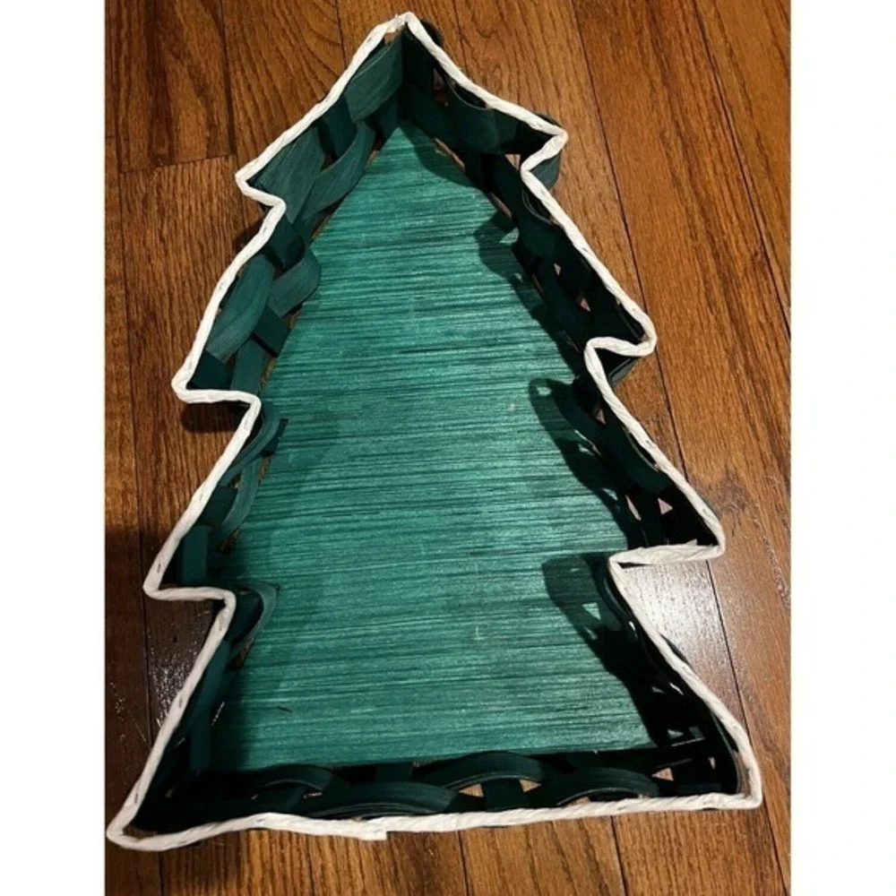 NWT‎ Ashland Wicker Christmas Tree Basket  Holiday  Decoration